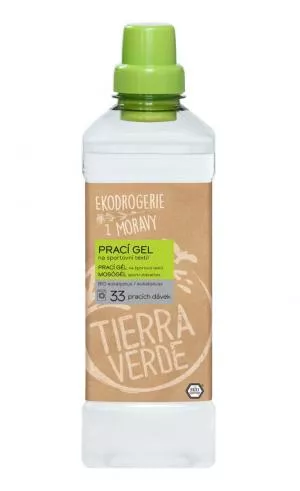 Tierra Verde Żel do prania tkanin sportowych z olejkiem eterycznym z eukaliptusa BIO 1 l