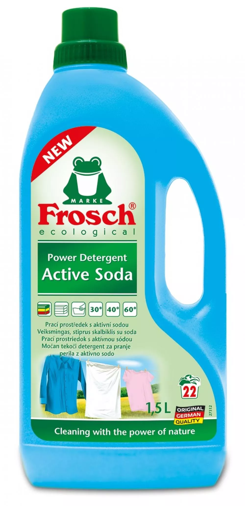 Frosch Detergent z aktywną sodą (ECO, 1500 ml)