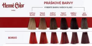 Farba do włosów w proszku 100g Bordeaux