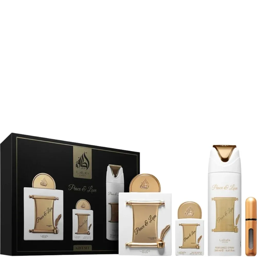 Pride Peace & Love EDP 100 ml + EDP 20 ml + DEO w sprayu 200 ml UNISEX 1 ks