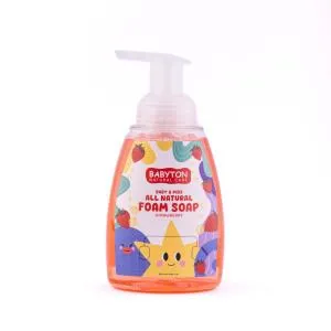 Babyton Naturalne piankowe mydło do rąk Truskawka 350 ml