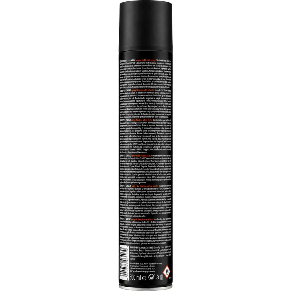 Professional Silhouette Super Hold Spray lak do włosów o supermocnym utrwaleniu 500 ml