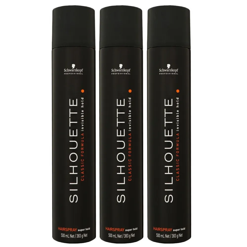 Professional Silhouette Super Hold Spray lak do włosów o supermocnym utrwaleniu 500 ml