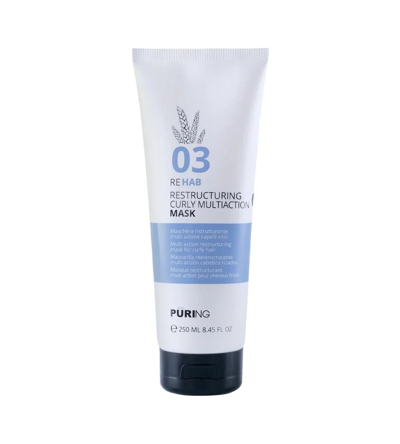 03 Rehab Restructuring Curly Multi Action Mask intensywnie nawilżająca maska do włosów kręconych, falowanych i puszących się 250 ml