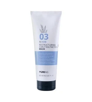 PURING 03 Rehab Restructuring Curly Multi Action Mask intensywnie nawilżająca maska do włosów kręconych, falowanych i puszących się