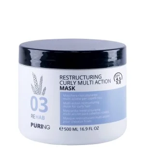 PURING 03 Rehab Restructuring Curly Multi Action Mask intensywna maska nawilżająca do włosów kręconych, falowanych i puszących się
