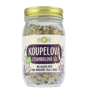 Purity Vision Bio lawendowa sól do kąpieli 400 g