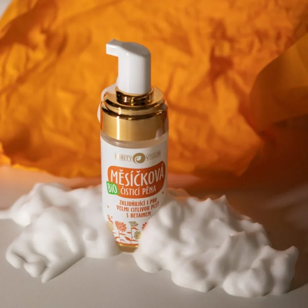 Purity Vision Nagietkowa pianka oczyszczająca (90 ml) – także do bardzo wrażliwej skóry