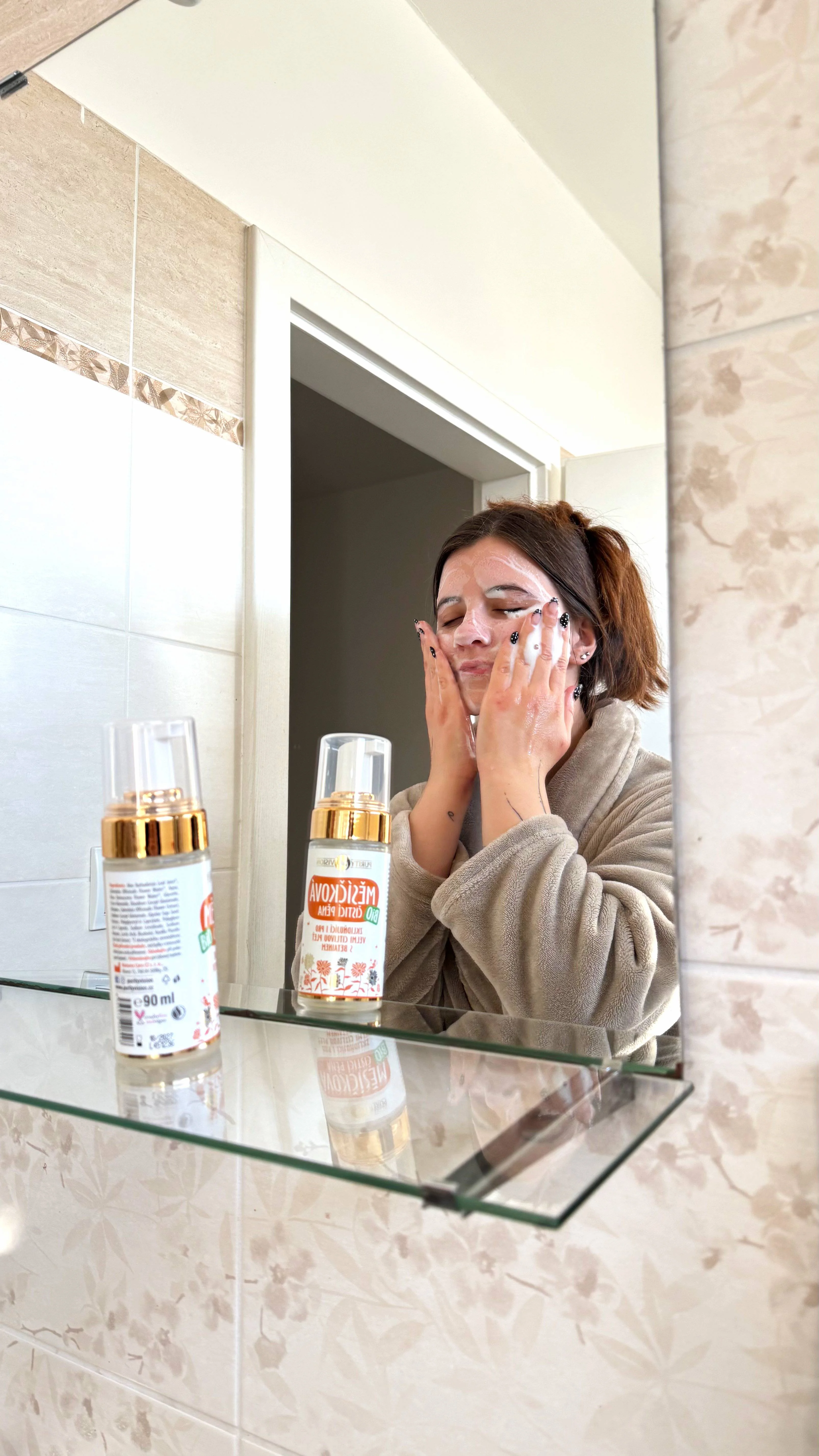 Purity Vision Nagietkowa pianka oczyszczająca (90 ml) – także do bardzo wrażliwej skóry