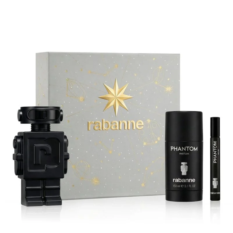 Phantom 100 ml + dezodorant w sprayu 150 ml + mini perfumy dla mężczyzn 10 ml