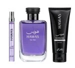 Hawas Men M 100 ml + EDP 10 ml + żel pod prysznic woda perfumowana 50 ml