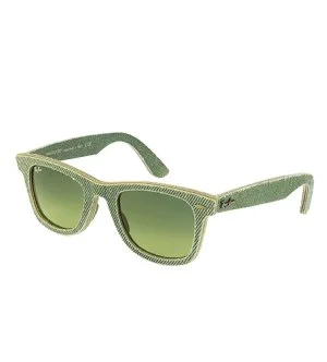 Ray-Ban RB2140 WAYFARER DEMIN okulary przeciwsłoneczne 50x22x145 mm zielone unisex