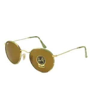 Ray-Ban RB3447JM Camouflage okulary przeciwsłoneczne 50x21x145 mm brązowe unisex