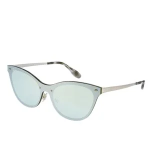 Ray-Ban RB3580N Blaze Cat Eye okulary przeciwsłoneczne 43x140 mm zielone dla kobiet