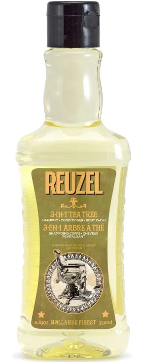 REUZEL Szampon-Odżywka-Żel do mycia ciała 3 w 1 Tea Tree dla mężczyzn