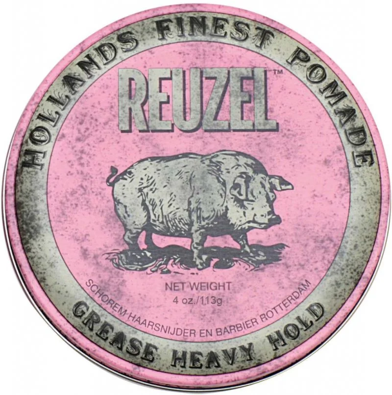 Styling Pink Pomade Grease Heavy Hold pomada do włosów o średnim utrwaleniu i połysku 113 g dla mężczyzn