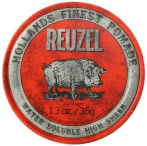 REUZEL Styling Red Pomade Water Soluble pomada do włosów o średnim utrwaleniu i wysokim połysku 35 g dla mężczyzn