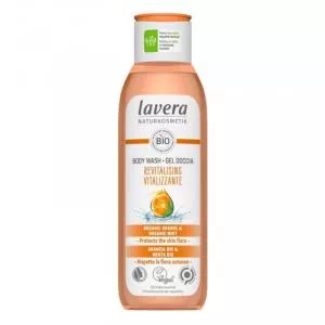 Lavera Rewitalizujący żel pod prysznic o zapachu pomarańczowo-miętowym 250 ml