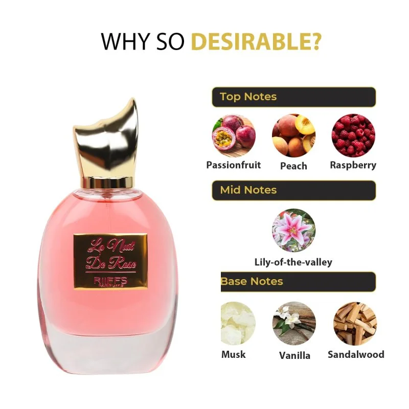 La Nuit De Rose woda perfumowana dla kobiet 100 ml