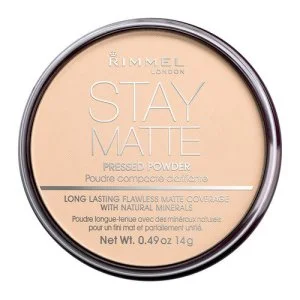 Rimmel Stay Matte Puder prasowany 14 g - 005 Jedwabisty Beż