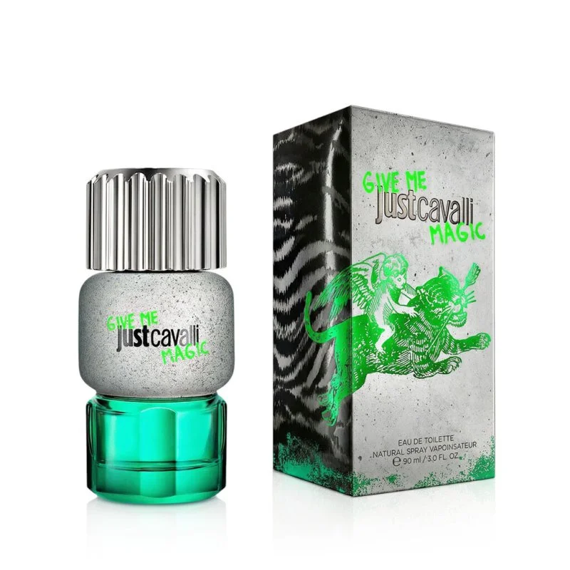 Just Cavalli Give Me Magic for Him woda toaletowa dla mężczyzn 90 ml