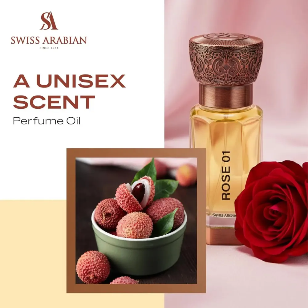 Rose 01 skoncentrowany olejek perfumowany unisex 12 ml