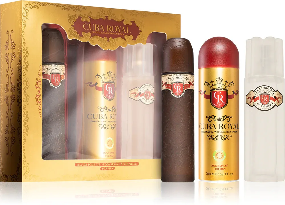 Royal 100 ml + AS 100 ml + DEO w sprayu woda toaletowa dla mężczyzn 200 ml