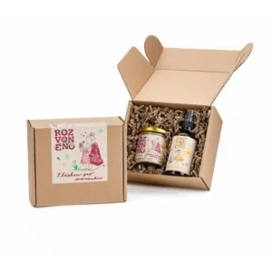 Rozvoněno Zestaw prezentowy Z miłością dla mamy - świeca zapachowa i odświeżacz
