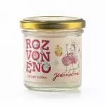 Rozvoněno Świeca zapachowa - Unique (130 ml) - z geranium i różą palmową