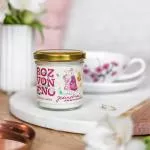 Rozvoněno Świeca zapachowa - Unique Mom (130 ml) - z geranium, pomarańczą i paczulą