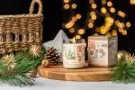 Rozvoněno Świeca zapachowa - Fragrant Advent (310 ml) - z migdałami, gałką muszkatołową i wanilią