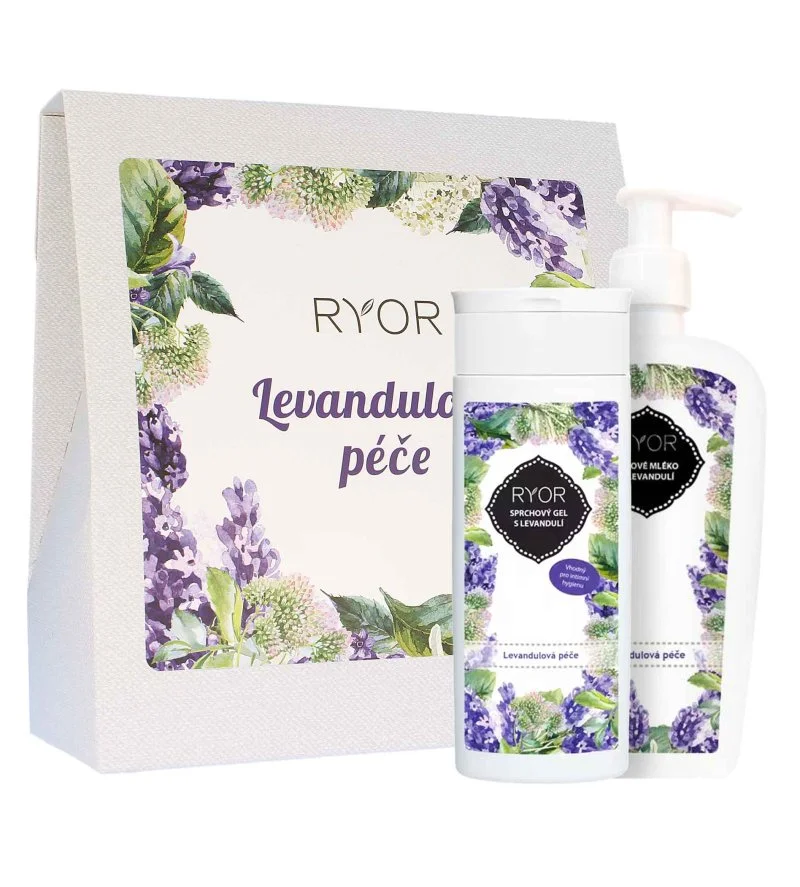 Lavender zestaw prezentowy żel pod prysznic 200 ml + mleczko do ciała