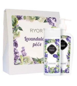 RYOR Lavender zestaw prezentowy żel pod prysznic 200 ml + mleczko do ciała
