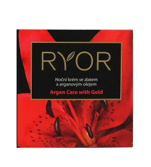 RYOR Argan Care with Gold krem na noc ze złotem i olejem arganowym