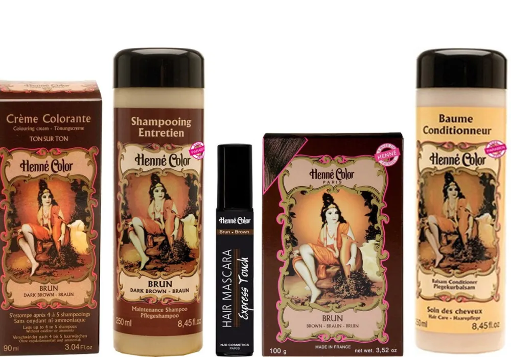 Henné Color Szampon 250ml Brązowy