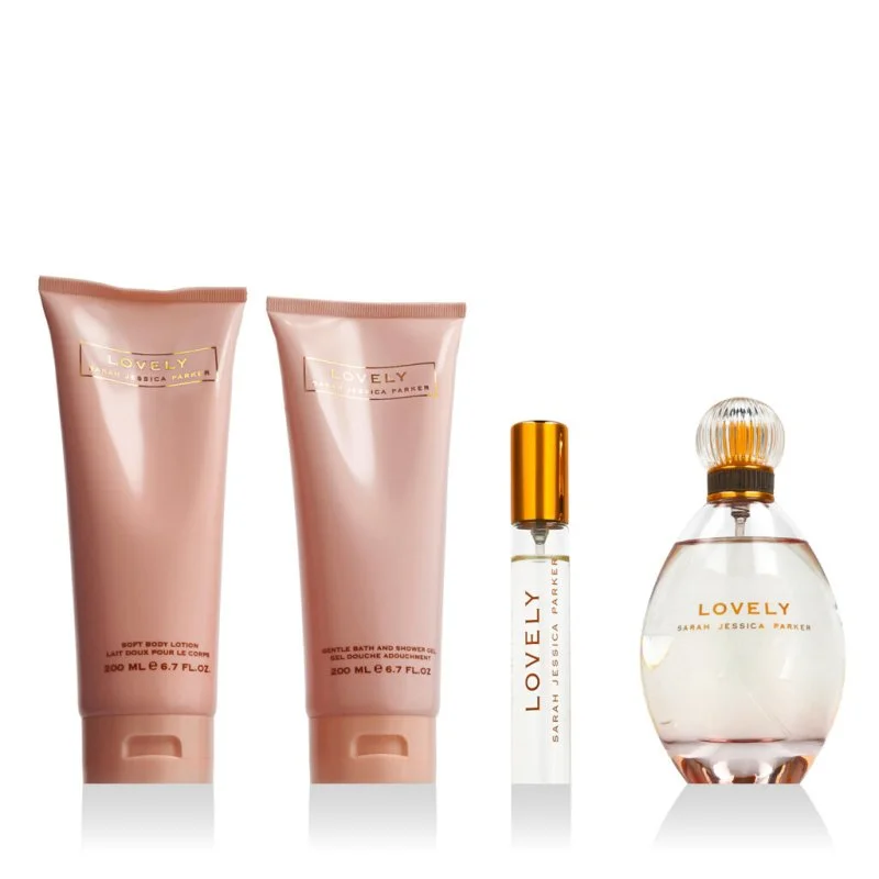 Lovely woda perfumowana dla kobiet 100 ml + woda perfumowana 15 ml + żel pod prysznic 200 ml + balsam do ciała