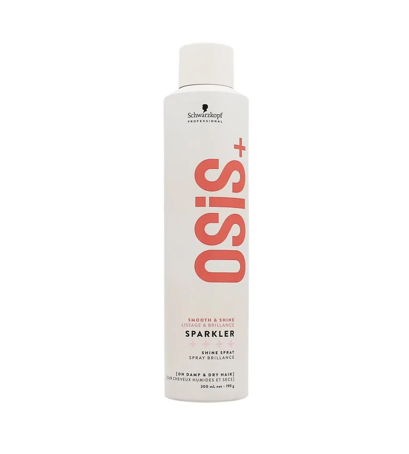 Profesjonalny spray OSiS+ Sparkler do natychmiastowego połysku z lekkim utrwaleniem 300 ml