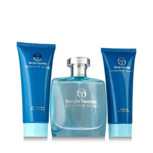 Sergio Tacchini Ocean's Club 100 ml + ASB 100 ml + SG woda toaletowa dla mężczyzn