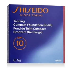 Shiseido Kompaktowy podkład brązujący SPF 10 - wkład (Bronze) 12 g