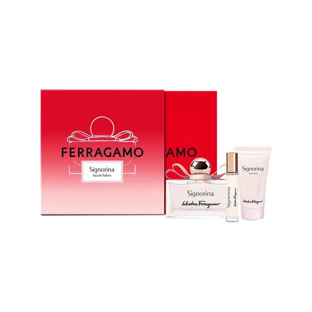 Signorina 100 ml + EDP MINI 10 ml + BL woda perfumowana dla kobiet 50 ml