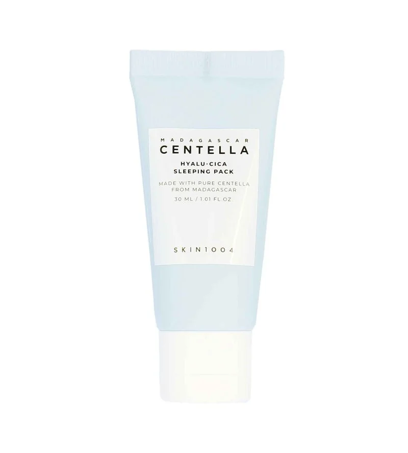 Madagascar Centella Hyalu-Cica Sleeping Pack udoskonalająca i nawilżająca maska na noc dla ujędrnienia skóry 30 ml