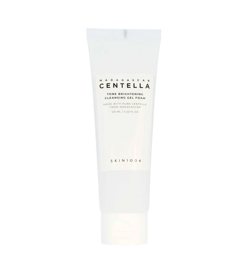 Madagascar Centella Tone Brightening Cleansing Gel Foam pieniący się żel oczyszczający do rozświetlenia i nawilżenia 125 ml