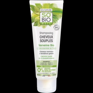 Szampon delikatny werbena-cytryna BIO (250 ml) - idealny do włosów przetłuszczających się
