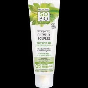 SO’BiO étic Szampon delikatny werbena-cytryna BIO (250 ml) - idealny do włosów przetłuszczających się