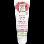 SO’BiO étic Szampon do włosów farbowanych i rozjaśnianych z hibiskusem BIO (250 ml) – utrzymuje żywy kolor