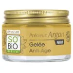SO’BiO étic Anti-age Precieux Argan Gel nocny BIO (50 ml) - regeneruje i wygładza skórę