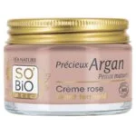 SO’BiO étic Anti-age Precieux Argan Różowy krem na dzień ujędrniający GOLD BIO (50 ml) - ujędrnia i rozświetla skórę