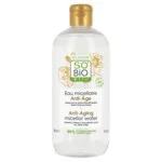 SO’BiO étic Anti-Age Precieux Argan Woda micelarna Anti-Age z kwasem hialuronowym BIO (500 ml) - z kwasem hialuronowym