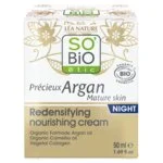 SO’BiO étic Anti-age Precieux Krem na noc odżywczy i ujędrniający GOLD BIO (50 ml) – idealny do cery dojrzałej