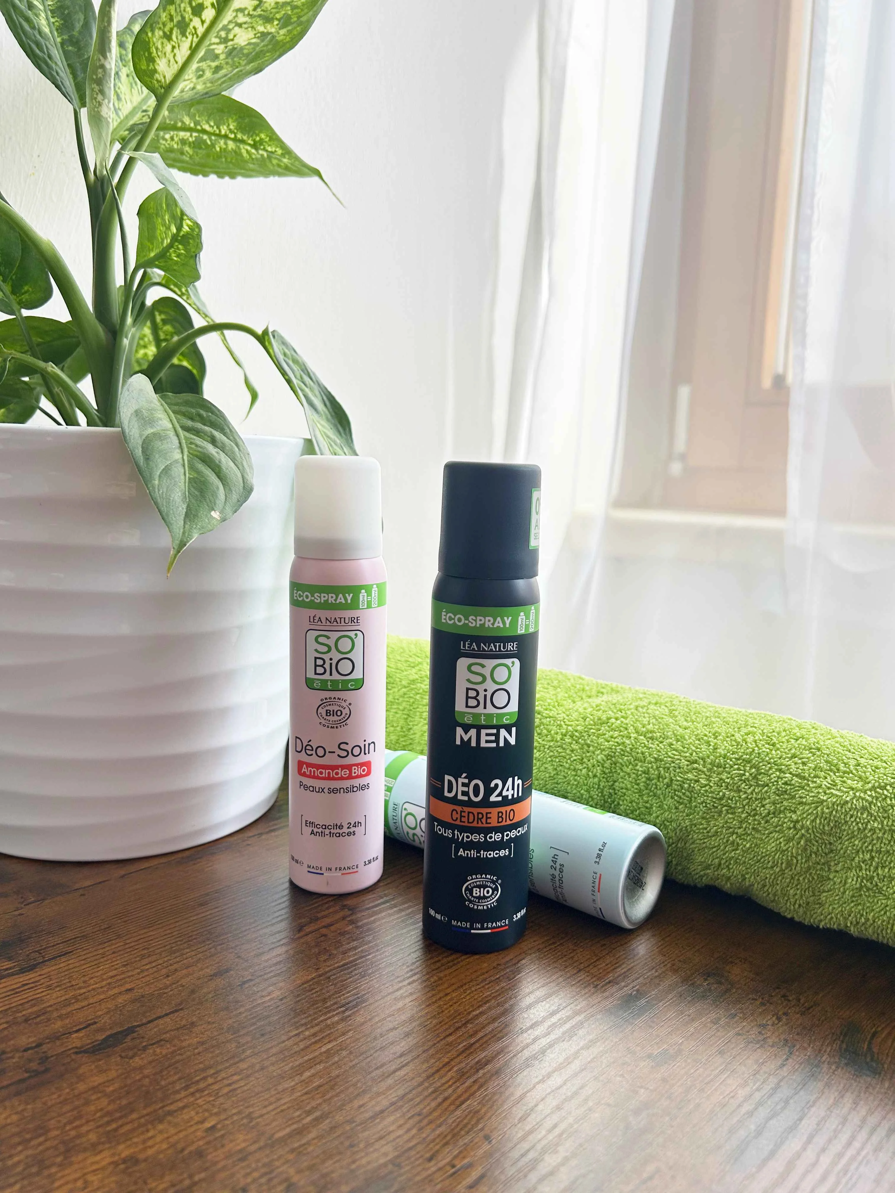 SO’BiO étic Dezodorant naturalny ECO SPRAY 24h - Aloe vera BIO (100 ml) - skuteczny aż do 24 godzin